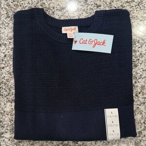 Cat & Jack Boy’s Navy Crewneck Sweater
